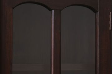 アンティーク家具　和製アンティーク　古い檜材の上品な小ぶりなブックケース(本棚)