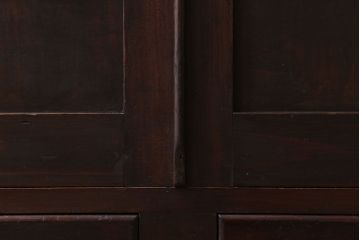 アンティーク家具　和製アンティーク　古い檜材の上品な小ぶりなブックケース(本棚)