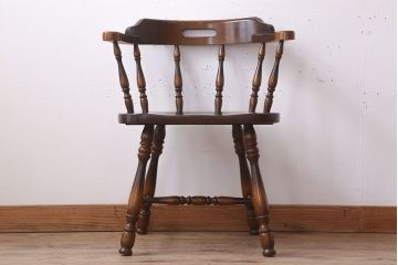 中古　キツツキ　飛騨産業　穂高　アームチェア(キャプテンチェア)(1)