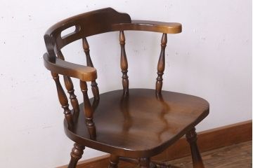 中古　キツツキ　飛騨産業　穂高　アームチェア(キャプテンチェア)(1)