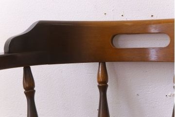 中古　キツツキ　飛騨産業　穂高　アームチェア(キャプテンチェア)2脚セット