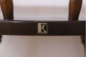 中古　キツツキ　飛騨産業　穂高　アームチェア(キャプテンチェア)2脚セット
