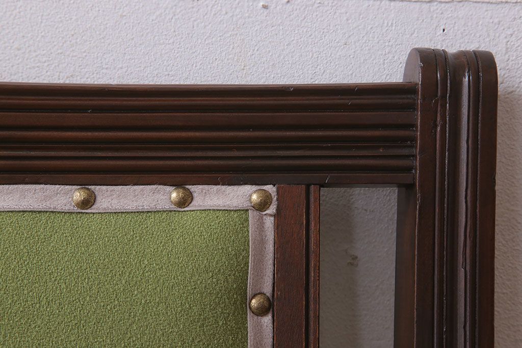 アンティーク家具　明治大正期　樺材　上品なアンティークチェア(椅子)