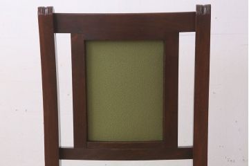 アンティーク家具　明治大正期　樺材　上品なアンティークチェア(椅子)