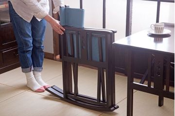 アンティーク家具　日本楽器(山葉・ヤマハ)　折りたたみ式チェア(1)