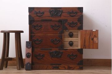 中古 伝統民芸家具 岩谷堂　小箪笥