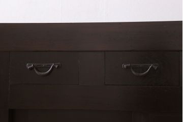 アンティーク家具　特大サイズ!アンティーク九尺水屋箪笥ローボード(テレビ台、キャビネット、収納棚)