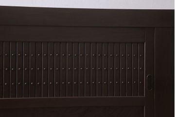 アンティーク家具　特大サイズ!アンティーク九尺水屋箪笥ローボード(テレビ台、キャビネット、収納棚)