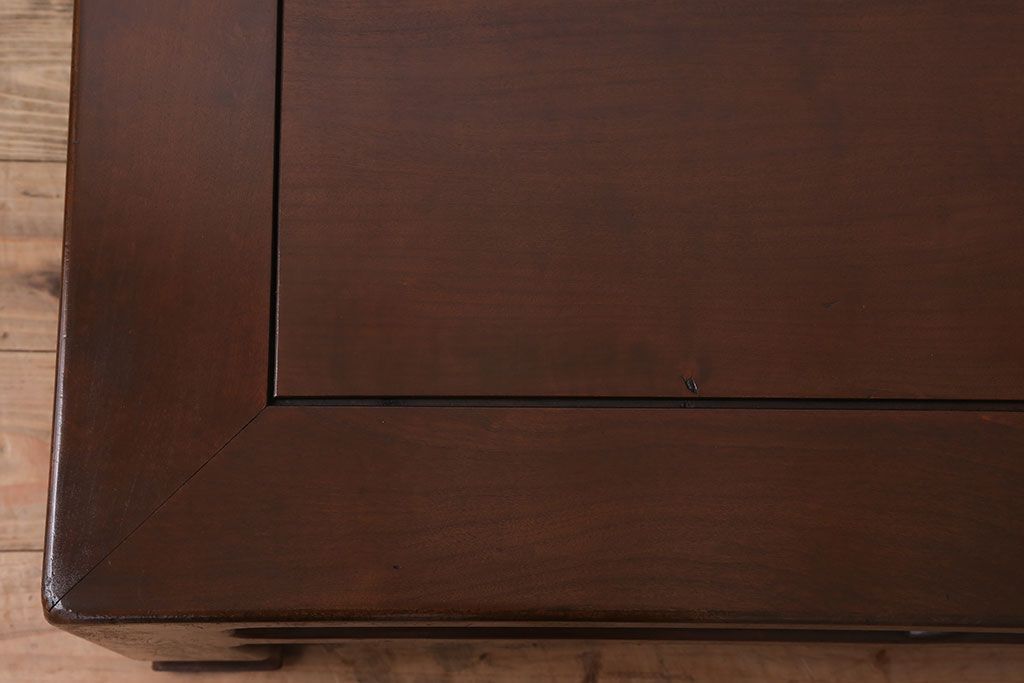 アンティーク家具　和製アンティーク　総欅材の座卓(センターテーブル)(3)