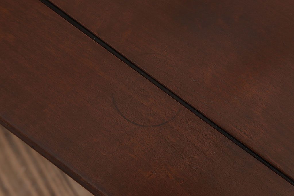 アンティーク家具　和製アンティーク　総欅材の座卓(センターテーブル)(3)