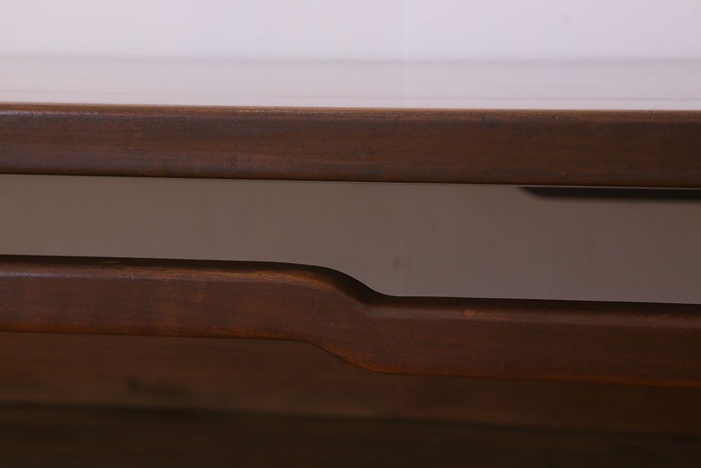 アンティーク家具　和製アンティーク　総欅材の座卓(センターテーブル)(3)