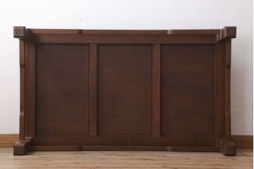 アンティーク家具　和製アンティーク　総欅材の座卓(センターテーブル)(3)