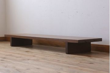 アンティーク家具　和製アンティーク　ホオ材　天板一枚板!古い裁ち板(3)