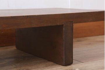 アンティーク家具　和製アンティーク　ホオ材　天板一枚板!古い裁ち板(3)