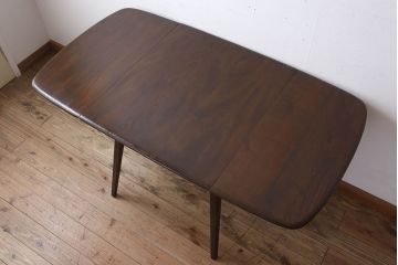 ヴィンテージ家具　イギリスERCOL(アーコール)　ビンテージ　バタフライテーブル(ドロップリーフテーブル)