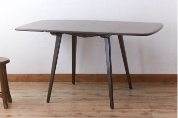 ヴィンテージ家具　イギリスERCOL(アーコール)　ビンテージ　バタフライテーブル(ドロップリーフテーブル)