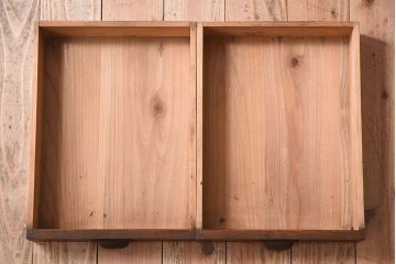 レトロ家具　古い栓材製のレトロなアンティーク文机