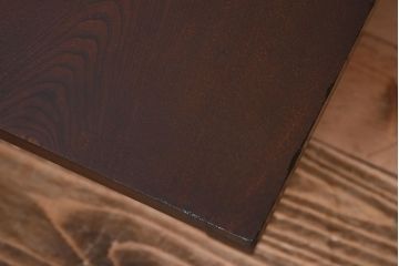 レトロ家具　古い栓材製のレトロなアンティーク文机