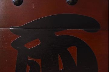 アンティーク雑貨　中古　金具付き千両箱(木箱・収納箱)
