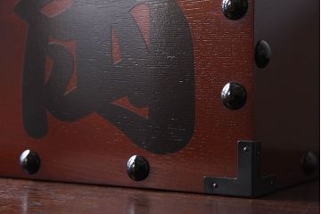 アンティーク雑貨　中古　金具付き千両箱(木箱・収納箱)