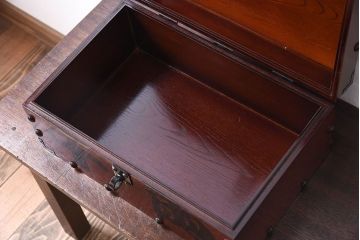 アンティーク雑貨　中古　金具付き千両箱(木箱・収納箱)