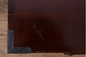 アンティーク家具　明治大正期　前面欅材の時代箪笥ローボード