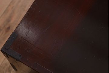 アンティーク家具　明治大正期　前面欅材の時代箪笥ローボード