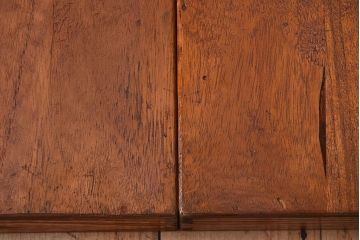 アンティーク雑貨　総桐材　古い木製のアンティーク衣装盆2つセット(トレー)