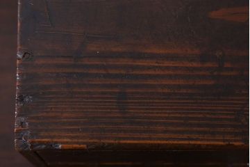 アンティーク家具　古民具・骨董　檜材製　味わい深いアンティーク小引き出し