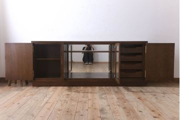 中古家具　カリモク　domani(ドマーニ)　Morganton(モーガントン)　サイドボード(定価30万円)