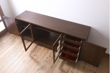 中古家具　カリモク　domani(ドマーニ)　Morganton(モーガントン)　サイドボード(定価30万円)
