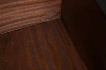 アンティーク雑貨　ビンテージ　ドイツ製　ガラス天板付き!木製トランクテーブル