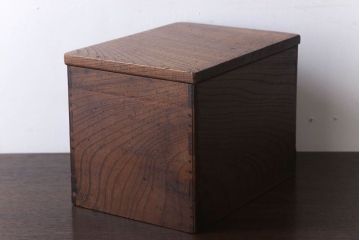 レトロ家具　昭和レトロ　総欅材　小さなかわいいアンティーク小引き出し