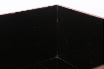 アンティーク雑貨　古民具・骨董　総欅材　漆塗り　アンティーク木箱