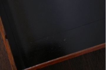 アンティーク雑貨　古民具・骨董　総欅材　漆塗り　アンティーク木箱