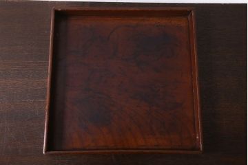 アンティーク雑貨　古民具・骨董　総欅材　漆塗り　アンティーク木箱