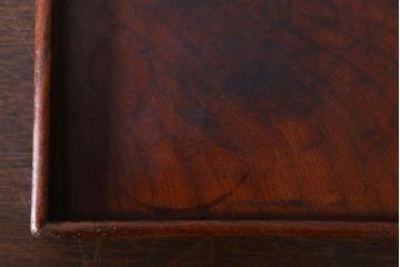 アンティーク雑貨　古民具・骨董　総欅材　漆塗り　アンティーク木箱