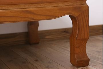 アンティーク家具　総欅材　和製アンティークの座卓(センターテーブル)