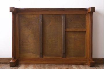 アンティーク家具　総欅材　和製アンティークの座卓(センターテーブル)