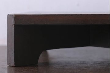 アンティーク雑貨　和製アンティーク　古い杉材製の小さな花台(飾り台)