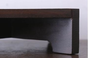 アンティーク雑貨　和製アンティーク　古い杉材製の小さな花台(飾り台)