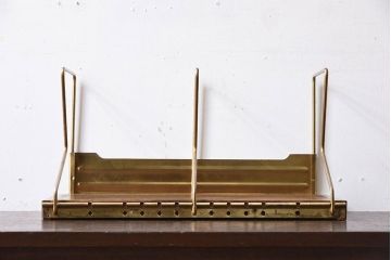 アンティーク雑貨　昭和レトロな古い本立て(1)