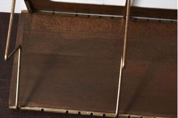 アンティーク雑貨　昭和レトロな古い本立て(1)