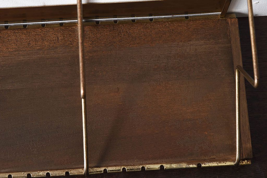 アンティーク雑貨　昭和レトロな古い本立て(1)