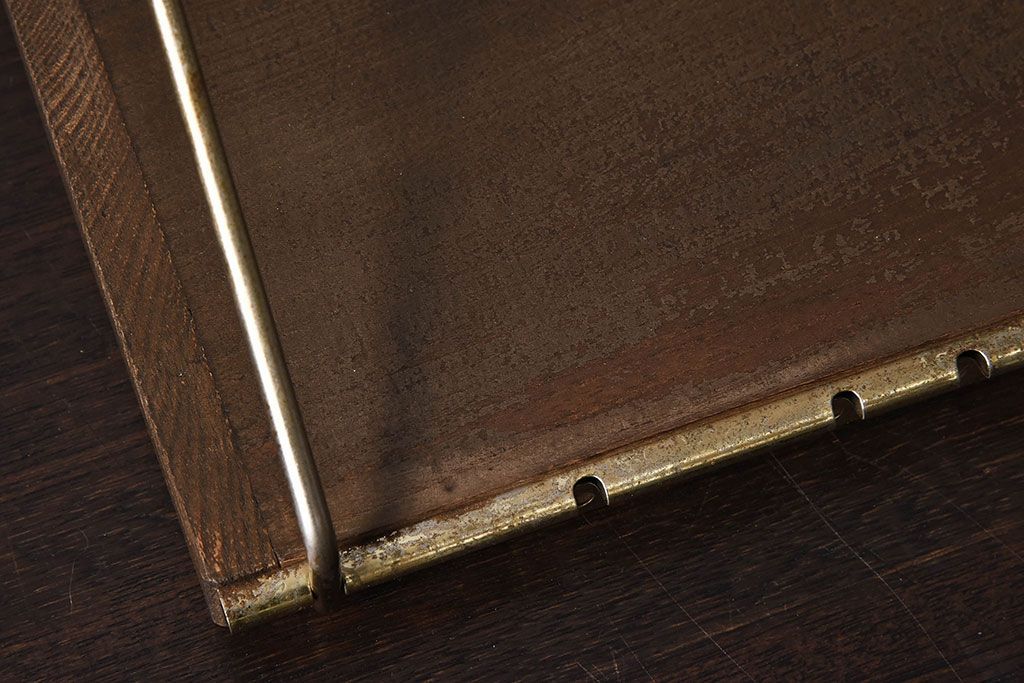 アンティーク雑貨　昭和レトロな古い本立て(1)