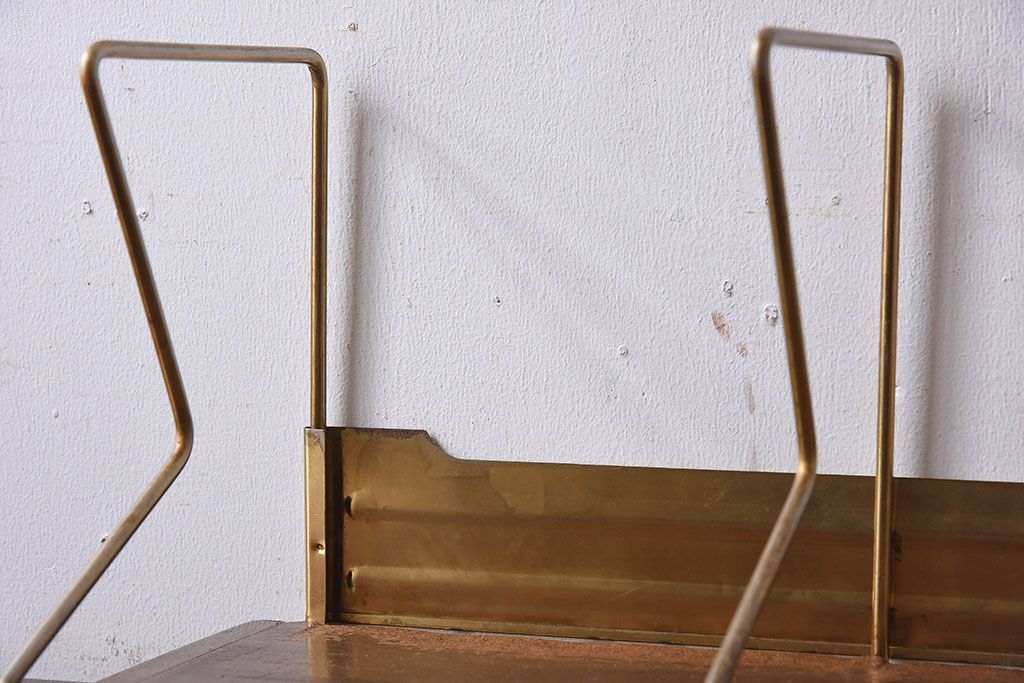 アンティーク雑貨　昭和レトロな古い本立て(1)