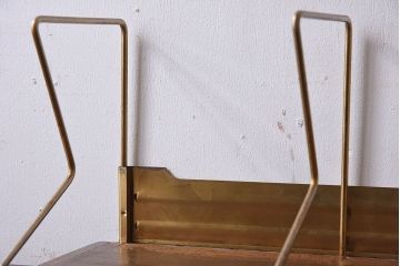 アンティーク雑貨　昭和レトロな古い本立て(1)