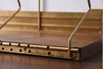 アンティーク雑貨　昭和レトロな古い本立て(1)