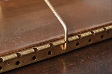 アンティーク雑貨　昭和レトロな古い本立て(1)