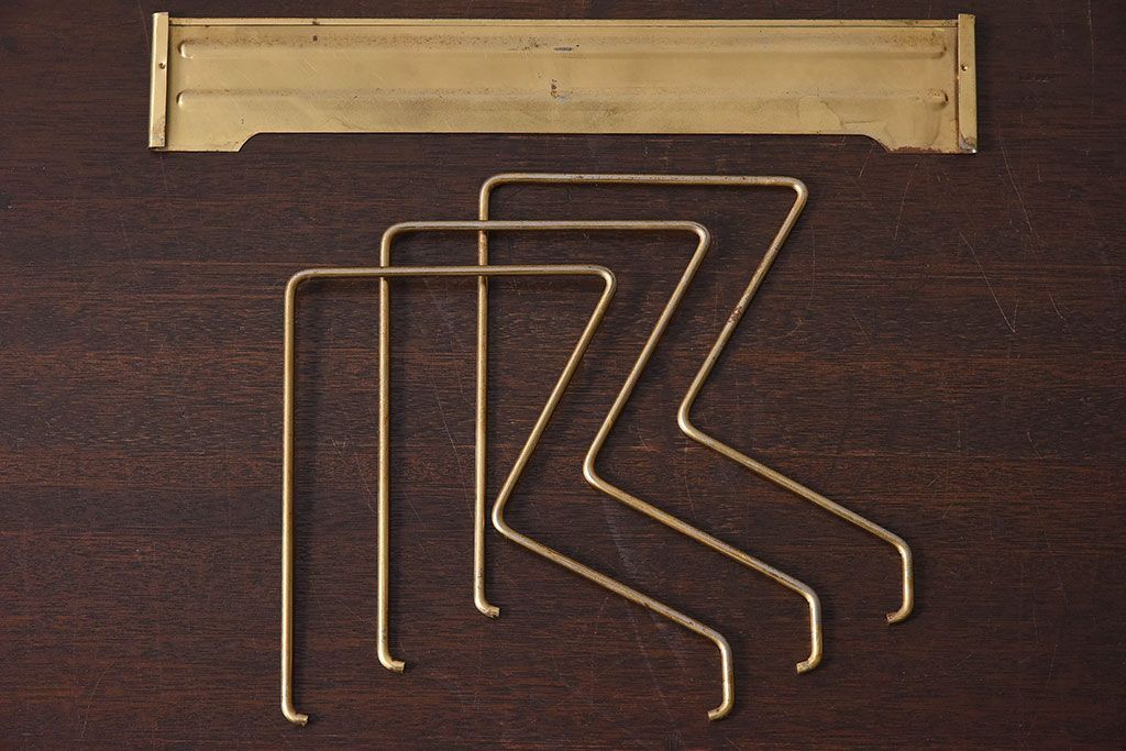 アンティーク雑貨　昭和レトロな古い本立て(1)